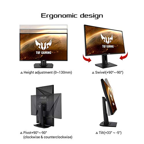 ASUS TUF Gaming VG279QM 27” HDR Monitor, 1080P