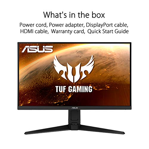 ASUS TUF Gaming VG279QL1A 27” HDR Monitor, 1080P Home & Office Entertainment