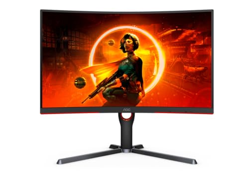 AOC CQ27G3Z 27" Curved Gaming Monitor, QHD 240Hz