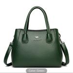 Luxury Leather Handbags for Women - 2 Layers