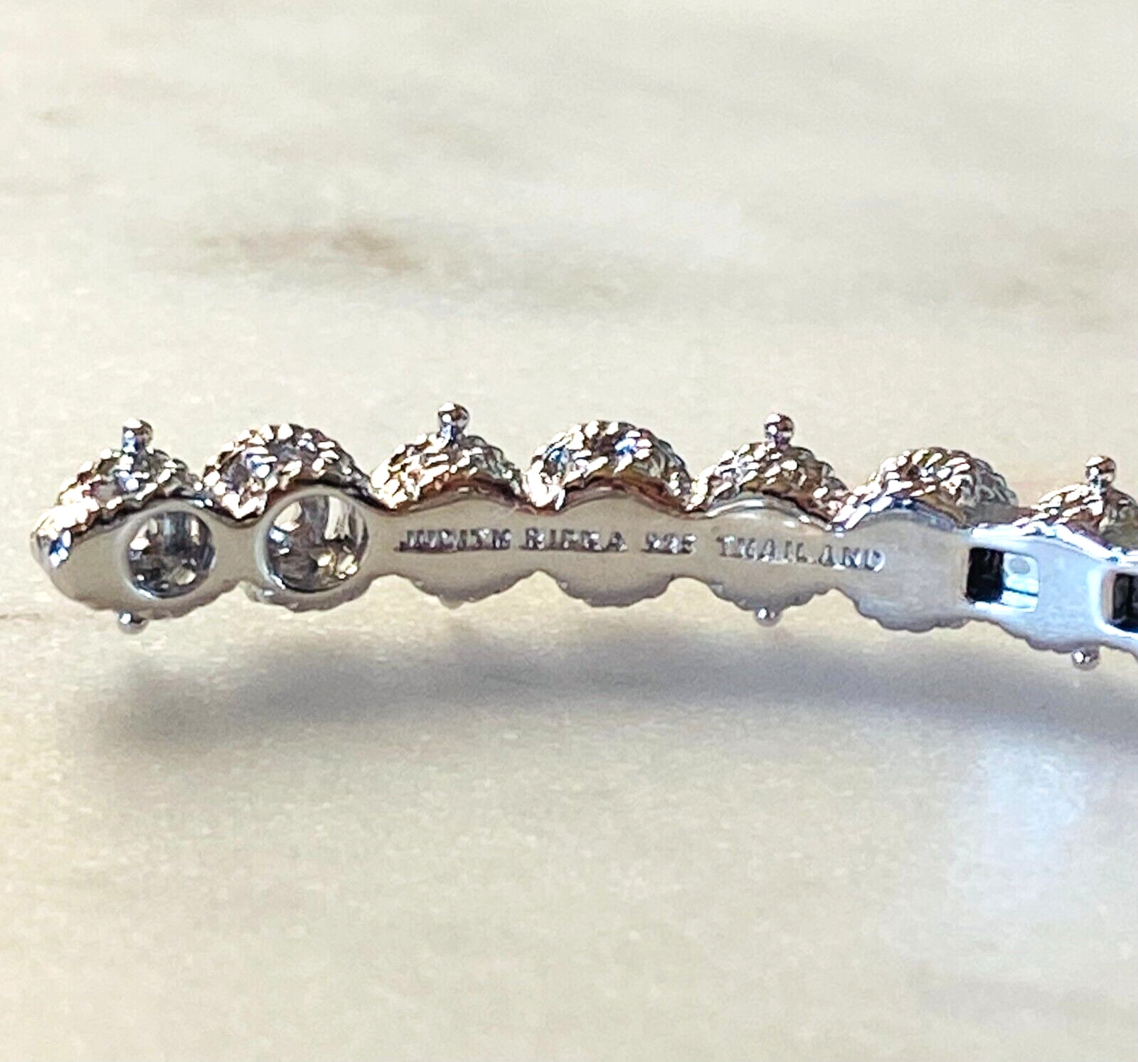 Sterling Teal Blue Diamonique & Peridot Cuff Bracelet