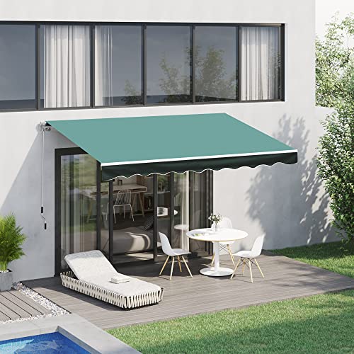 Retractable Wine Red Sun Shade for Patio