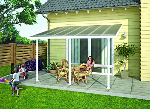 Palram Feria 3x4.25 Patio Pergola - White