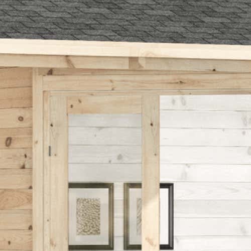 5-Corner Wood Garden House Liwa