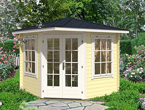 Wooden 5-Corner Garden House - Sunny-C