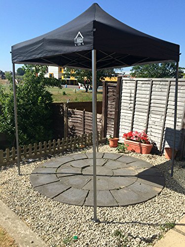 Waterproof 2x2 Black Pop-up Gazebo Set