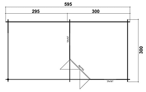 5-Corner Wood Garden House Liwa