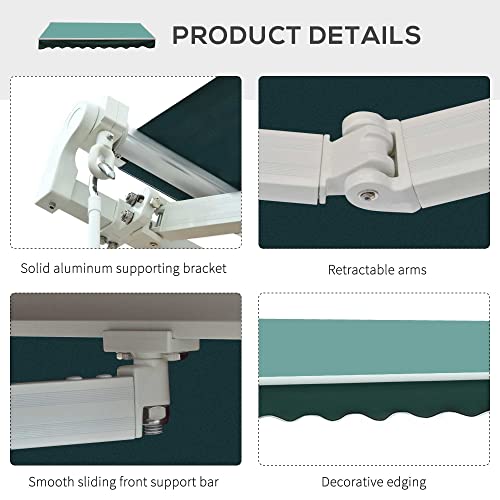 Retractable Wine Red Sun Shade for Patio