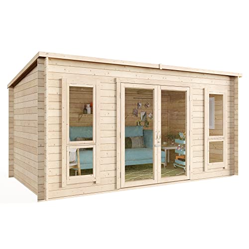 BillyOh Pent Log Cabin Garden Office Summerhouse