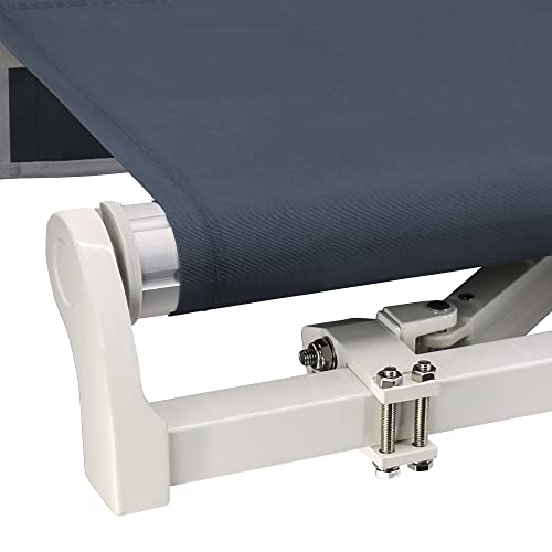 DIY Patio Retractable Sun Shade Canopy - Blue