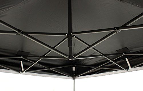 Waterproof 2x2 Black Pop-up Gazebo Set