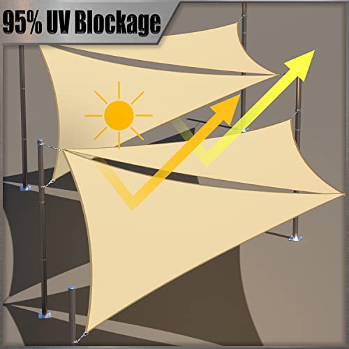 Waterproof Sun Shade Sail for Outdoor Patios