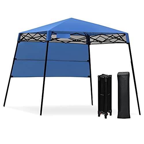 GYMAX Waterproof Pop-Up Gazebo Tent (Blue)