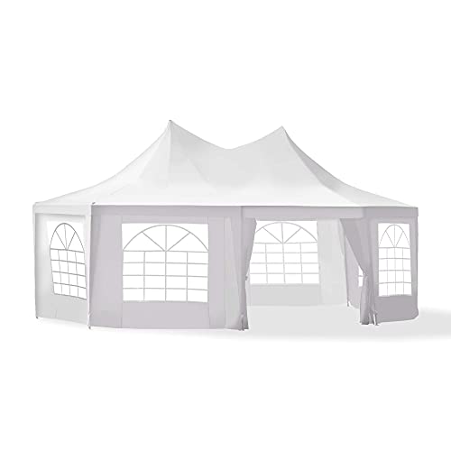 Heavy Duty Octagonal Marquee Tent with Sides