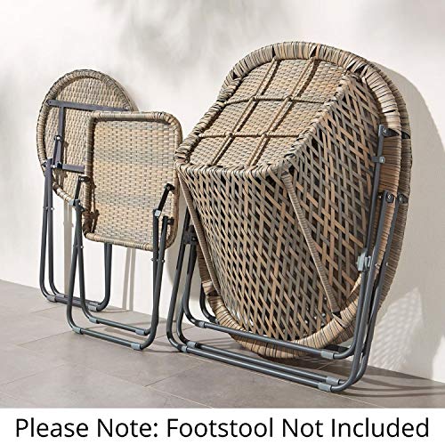 Dawsons Living Faux Rattan Bistro Set - Outdoor Furniture