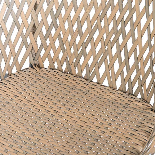 Dawsons Living Faux Rattan Bistro Set - Outdoor Furniture