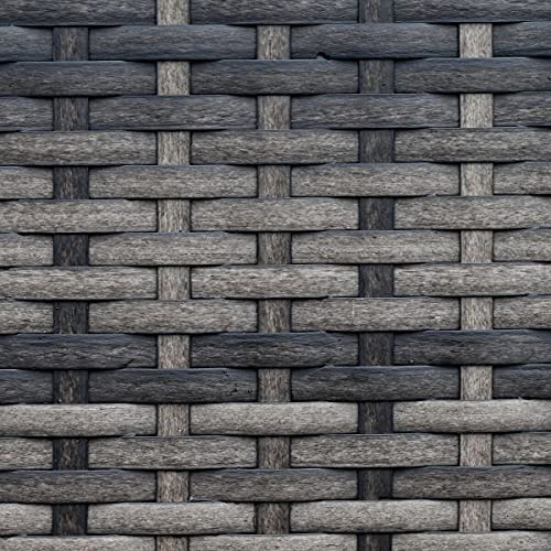 4 Seater Grey Rattan Garden Furniture Set