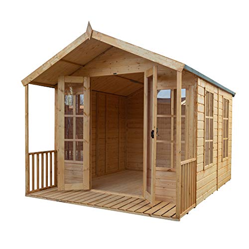 Premium Triple-Door T&G Summerhouse 227x244x252cm