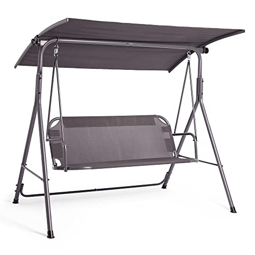 3-Person Canopy Swing Seat by VonHaus