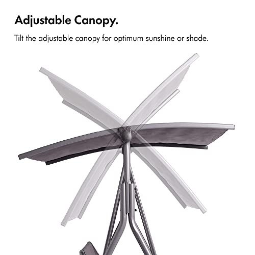 3-Person Canopy Swing Seat by VonHaus