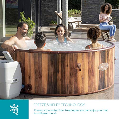 Wood Effect Helsinki Hot Tub with AirJets
