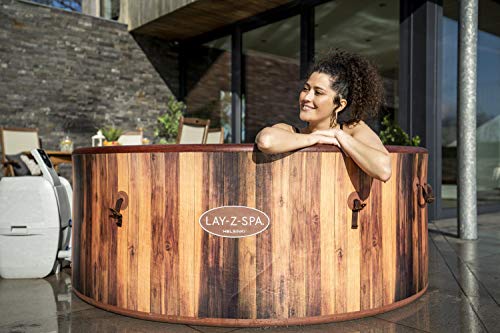 Wood Effect Helsinki Hot Tub with AirJets
