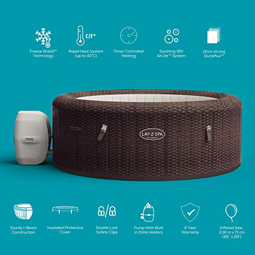Rattan Lay-Z-Spa - Year Round Hot Tub