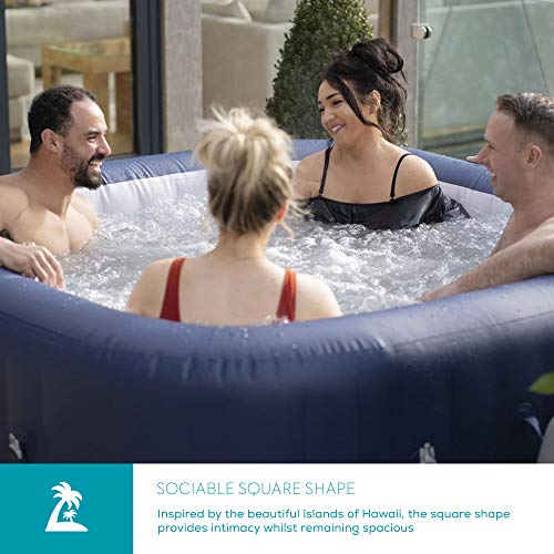 Square Sociable Hot Tub with 140 AirJets