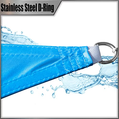 Waterproof Blue Sun Shade Sail for Patio