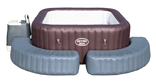 Bestway Lay-Z-Spa Inflatable Hot Tub Surround, Square