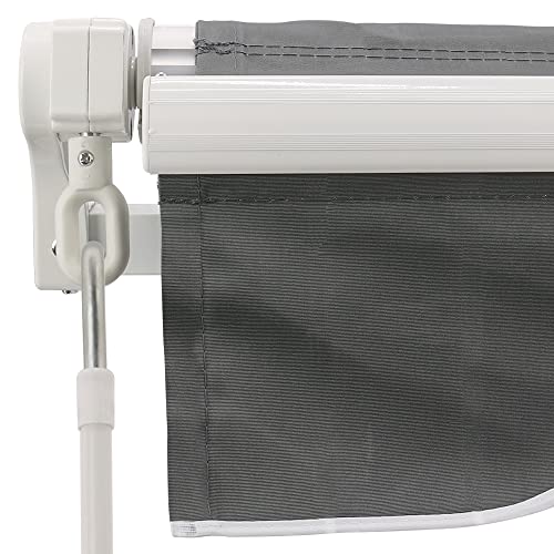 Grey DIY Retractable Patio Awning - 4m x 3m