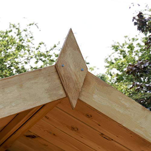 Premium Triple-Door T&G Summerhouse 227x244x252cm