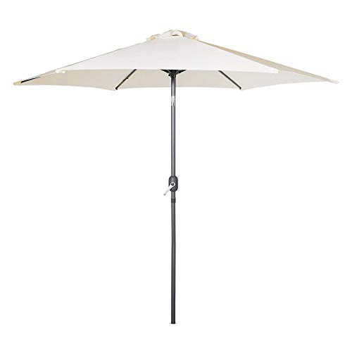 VonHaus 2.7M Parasol Umbrella - UV30+ Protection