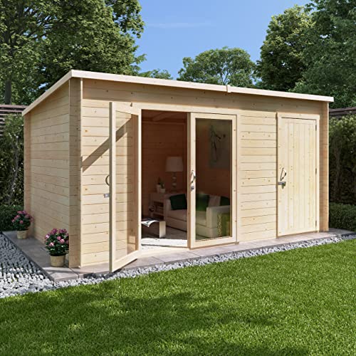 BillyOh Pent Summerhouse with Side Store Tianna