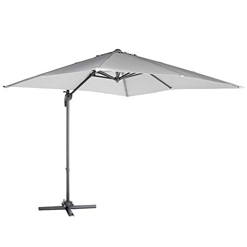 VonHaus Hanging Cantilever Parasol with UV Protection