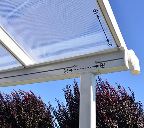 Palram Canopia Sierra Patio Cover (2.3x4.6, White)