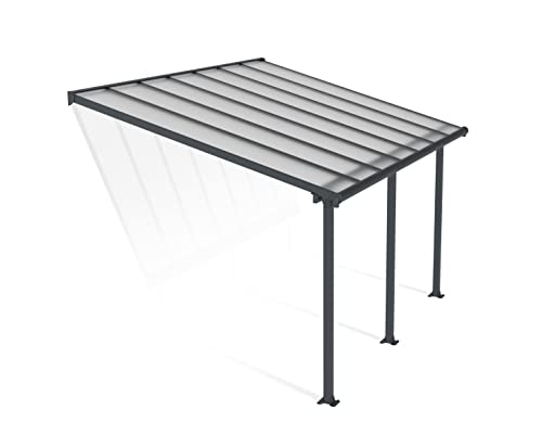 Palram OLYMPIA 3X4.25 GREY CLEAR PATIO COVER