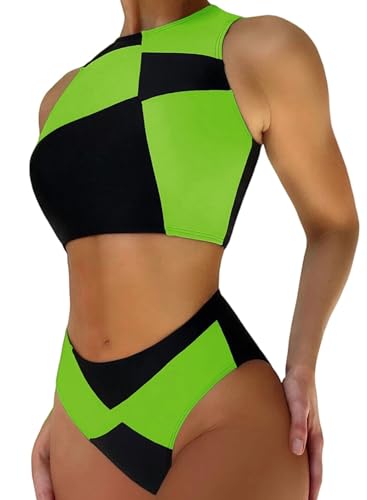 Shego Costume Rave Outfit Swimsuit Bikini Set