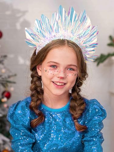 LED Light Up Crown Headband for Rave Outfits