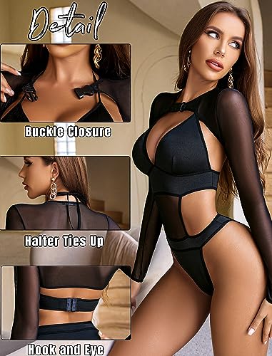 Avidlove Festival Rave Bodysuit & Shrug Set