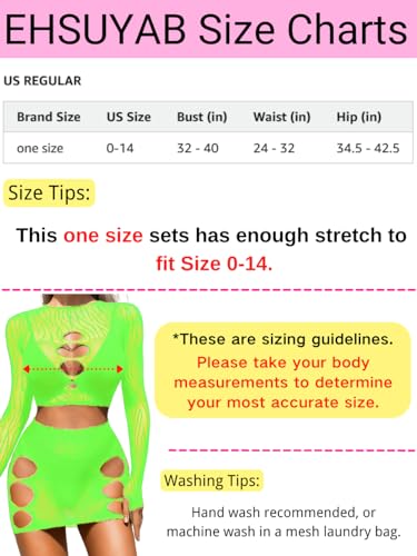 Neon Green Fishnet Poster Dress, Sexy 2-Piece Set