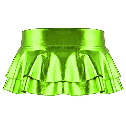 Green Holographic Rave Outfit Set for Women