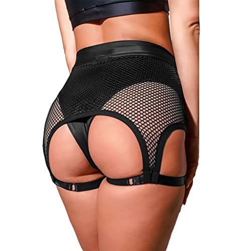 BZB Women's High Waisted Black Festival Hot Shorts