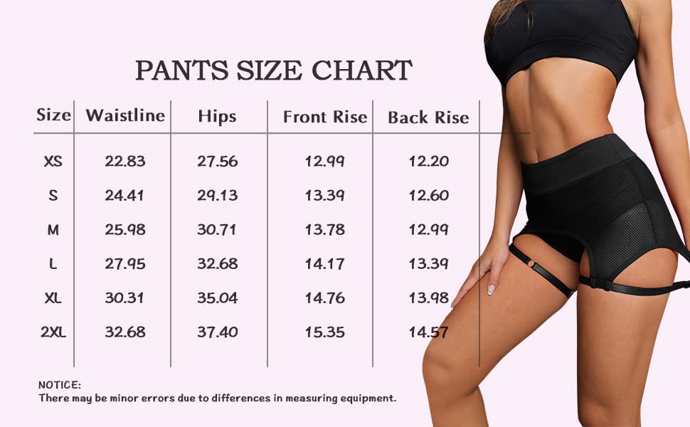 BZB Women's High Waisted Black Festival Hot Shorts