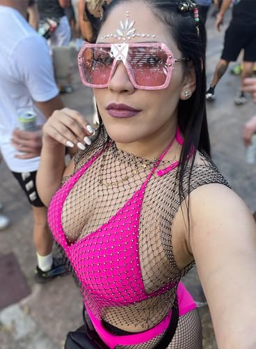 Women's Rave Neon Bodysuit Set - EDC Festival
