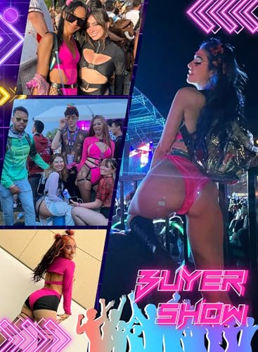 Women's Neon Bodysuit Set for EDC Festival Parties