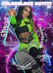 Shego Costume Rave Outfit Swimsuit Bikini Set