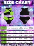 Shego Costume Rave Outfit Swimsuit Bikini Set