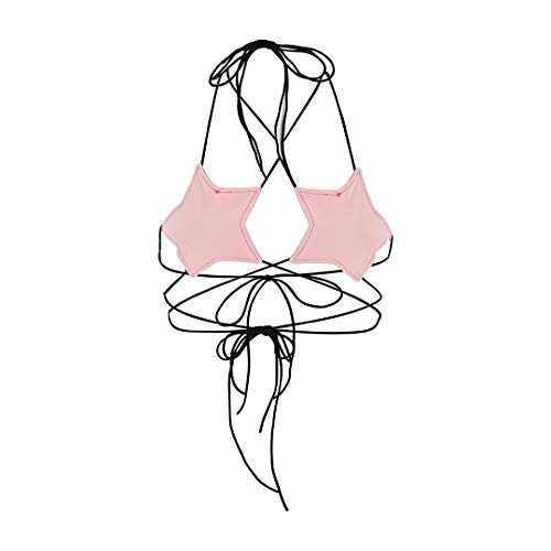 Shiny Star Tube Top Halter Rave Bandeau Bra