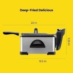 Chefman XL 4.5L Deep Fryer with Timer